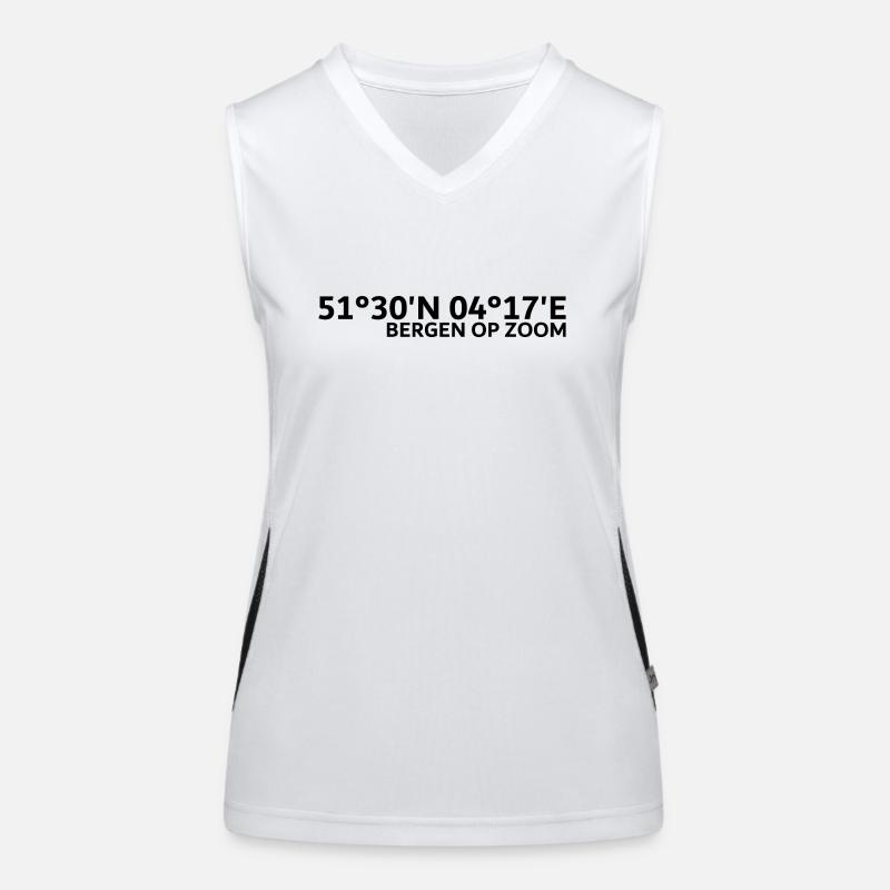 Bergen op Zoom coordinates Women's Functional Contrast Tank Top