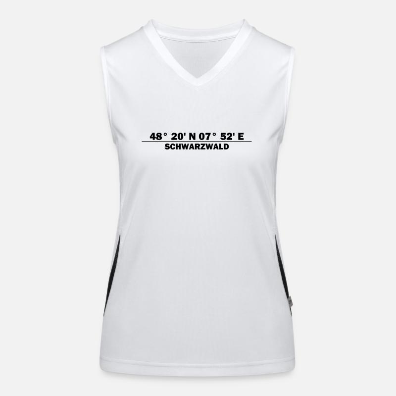 Black Forest coordinates Women's Functional Contrast Tank Top