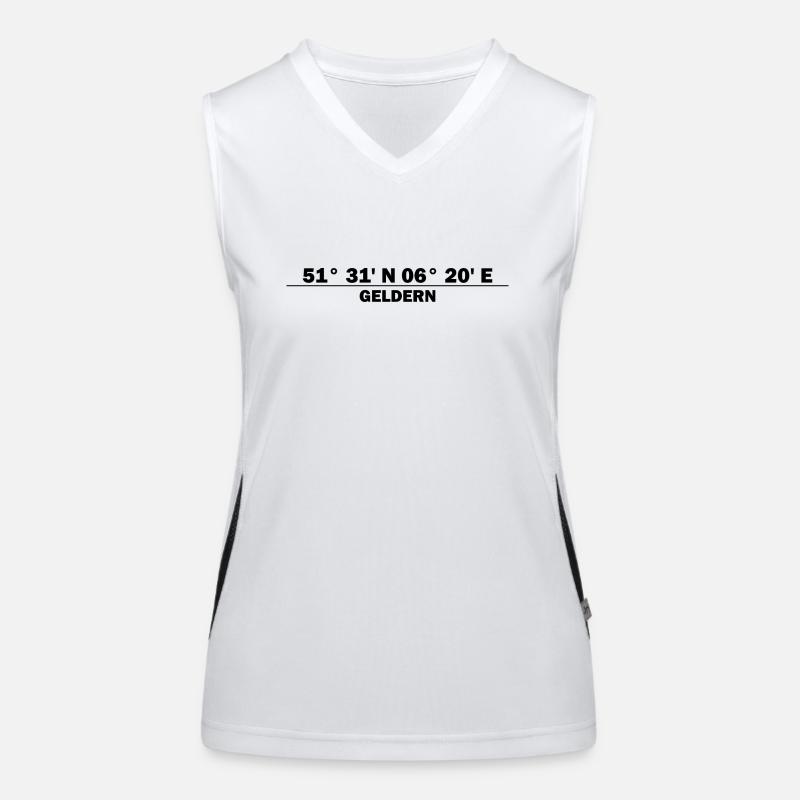 Coordonnées de Geldern Débardeur respirant contrasté Femme