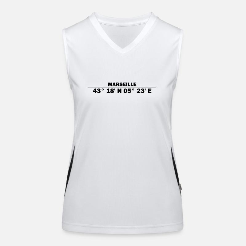 Marseille coordinates Women's Functional Contrast Tank Top