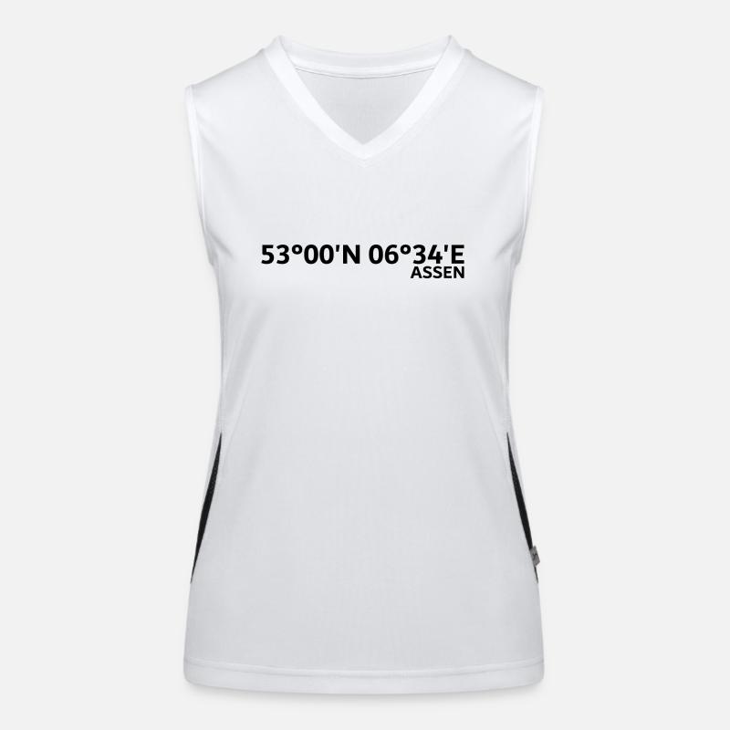 Assen coordinates Women's Functional Contrast Tank Top