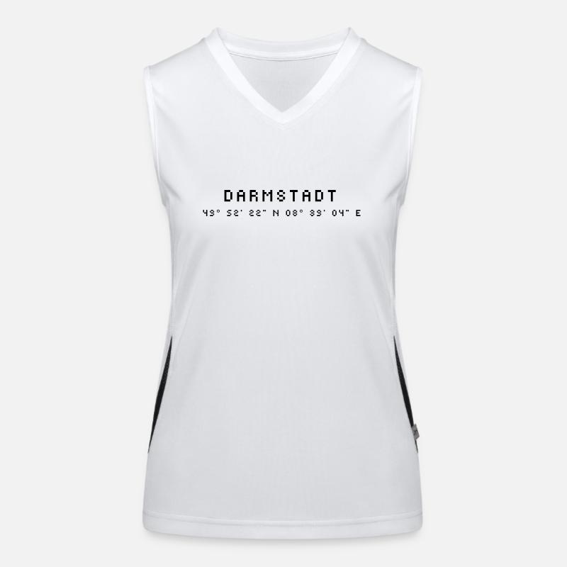 Coordonnées Darmstadt Débardeur respirant contrasté Femme