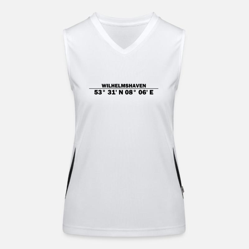 Wilhelmshaven coordinates Women's Functional Contrast Tank Top