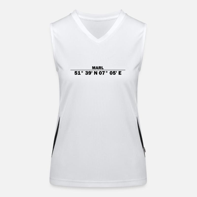 Marl coordinates Women's Functional Contrast Tank Top