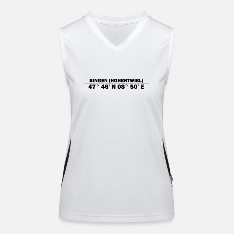 Singen (Hohentwiel) coordinates Women's Functional Contrast Tank Top