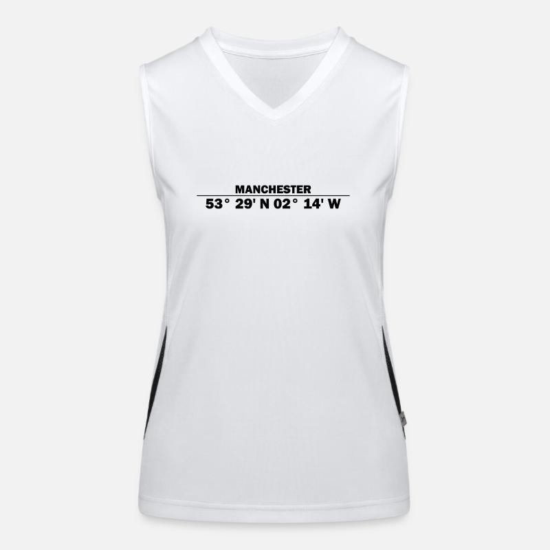 Manchester coordinates Women's Functional Contrast Tank Top