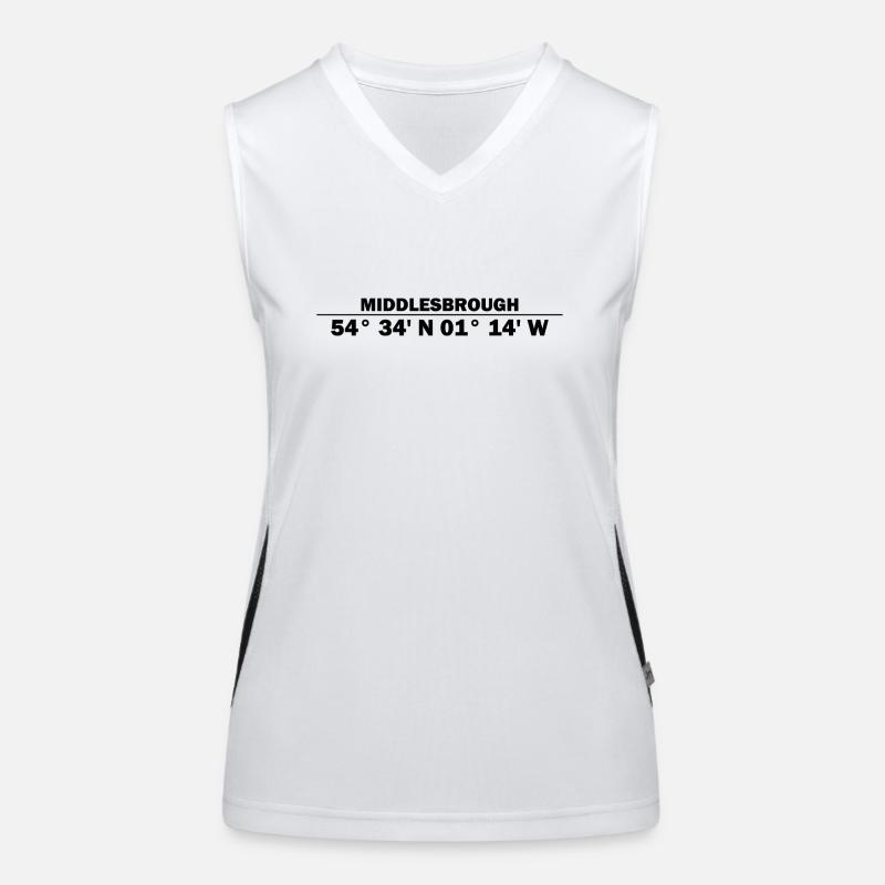Middlesbrough coordinates Women's Functional Contrast Tank Top