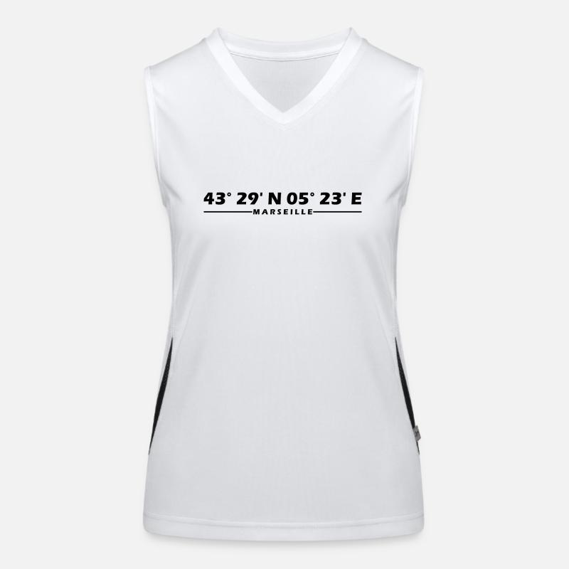 Marseille coordinates Women's Functional Contrast Tank Top
