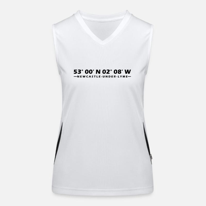 Newcastle-under-Lyme coordinates Women's Functional Contrast Tank Top