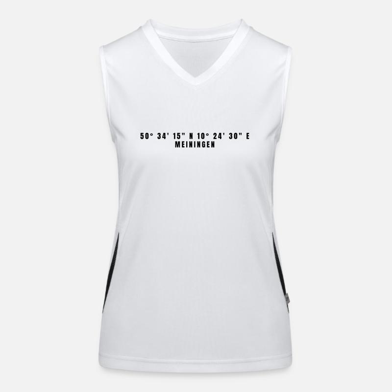 Meiningen Thuringia Coordinates Women's Functional Contrast Tank Top
