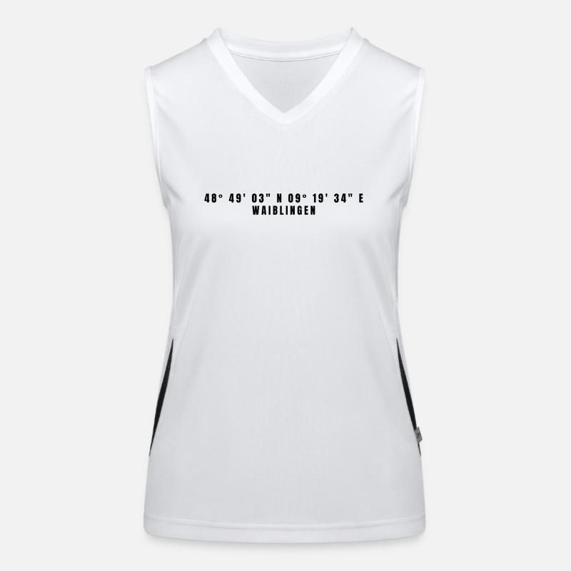 Waiblingen Baden-Wurttemberg Coordinates Women's Functional Contrast Tank Top