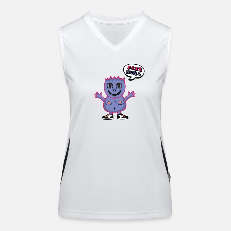 Câlins gratuits Débardeur respirant contrasté Femme