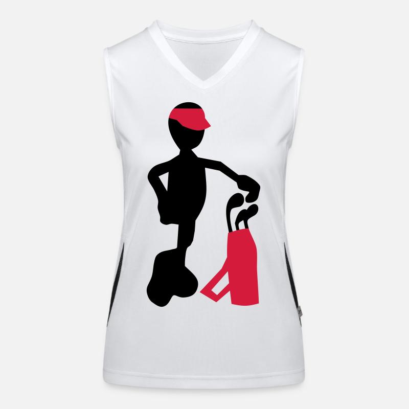 Golf Funktionelles Kontrast-Tank Top für Frauen