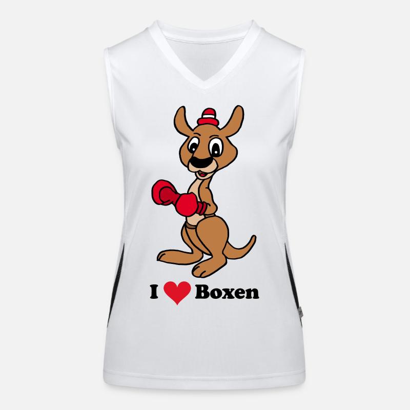 Känguru Funktionelles Kontrast-Tank Top für Frauen