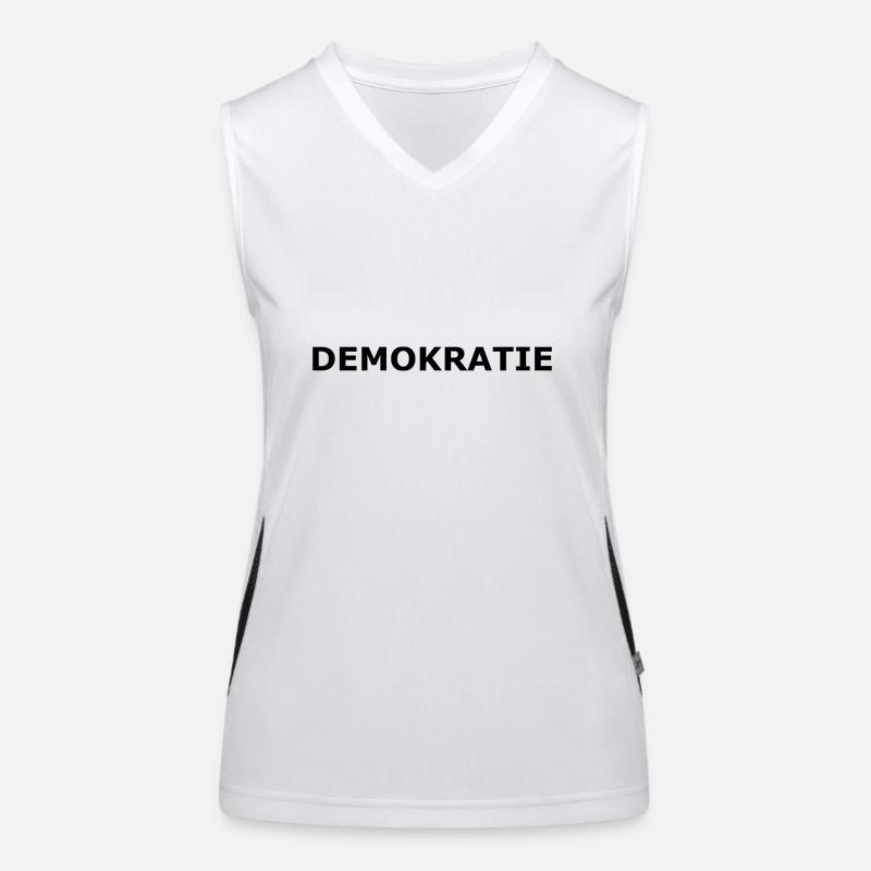 DEMOCRACY Women's Functional Contrast Tank Top