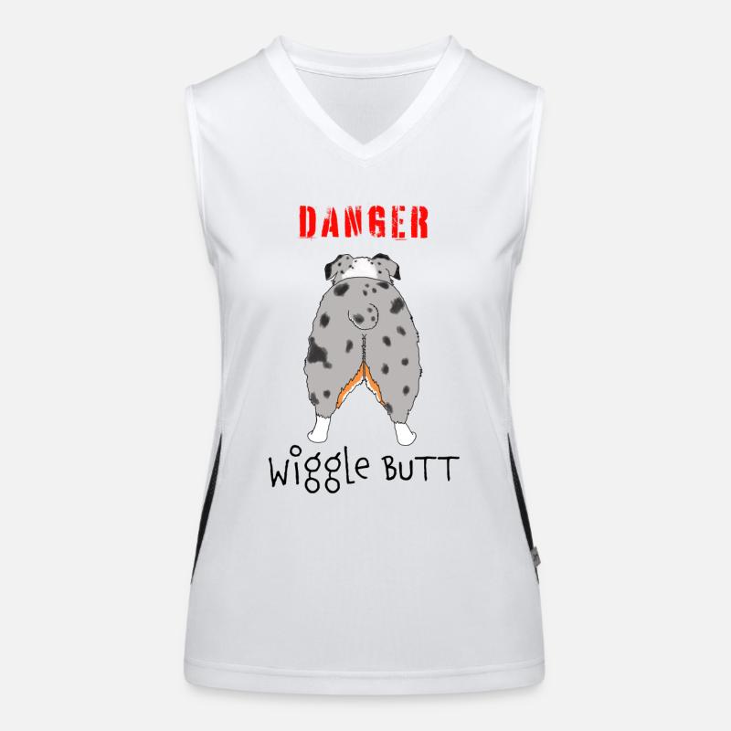 Aussie Danger Wiggle Butt Débardeur respirant contrasté Femme