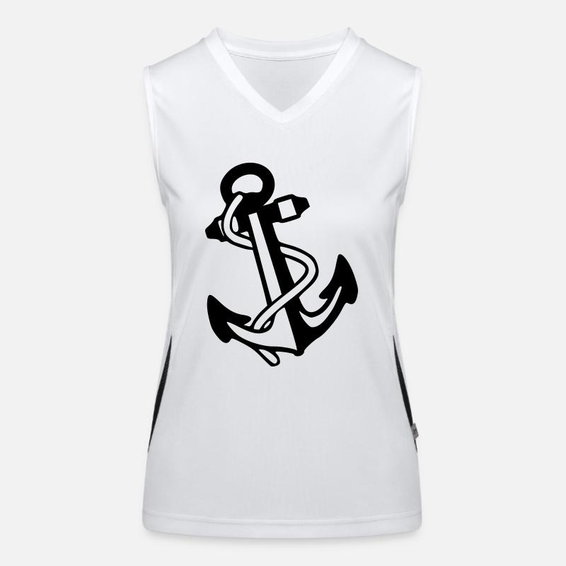 Anker Funktionelles Kontrast-Tank Top für Frauen