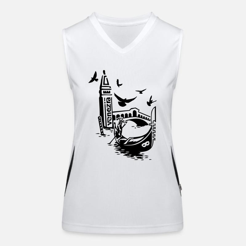 Venedig Funktionelles Kontrast-Tank Top für Frauen