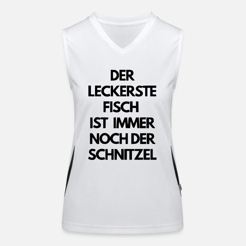Schnitzel Funktionelles Kontrast-Tank Top für Frauen