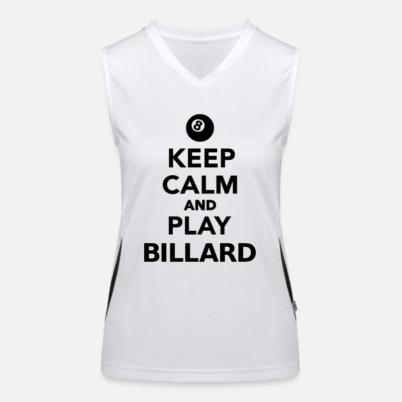 Billard Funktionelles Kontrast-Tank Top für Frauen
