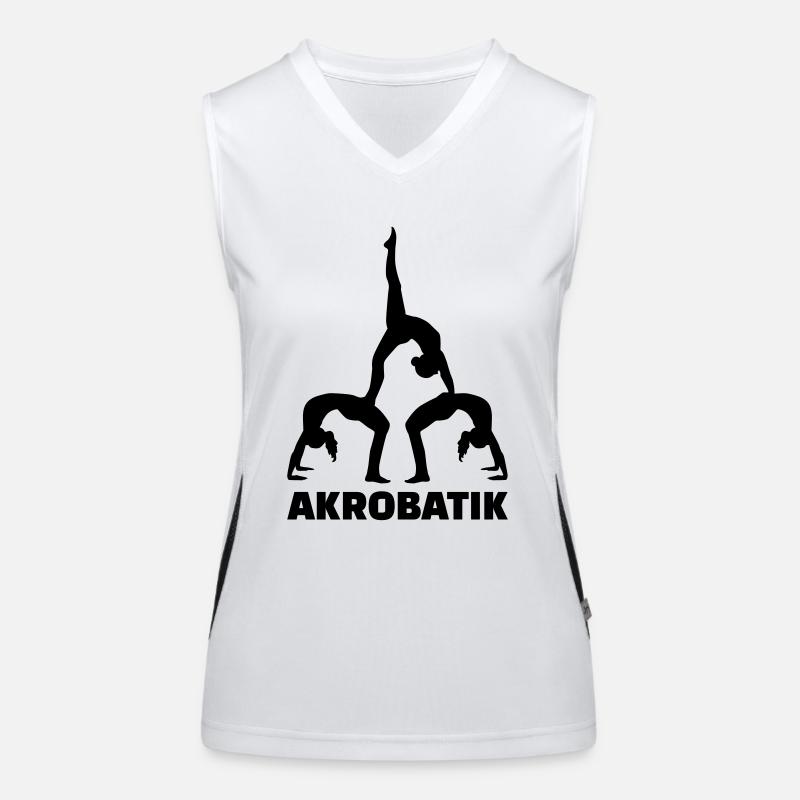 Akrobatik Funktionelles Kontrast-Tank Top für Frauen