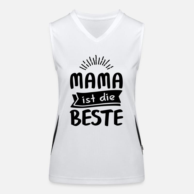 Mama Ist Die Beste Women's Functional Contrast Tank Top