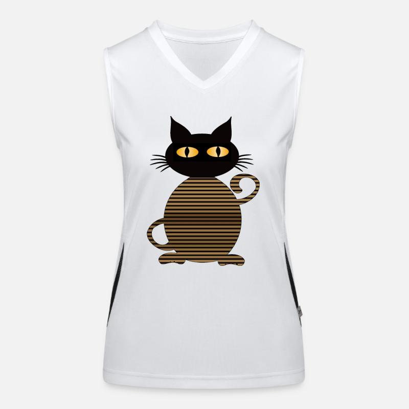Chat Débardeur respirant contrasté Femme