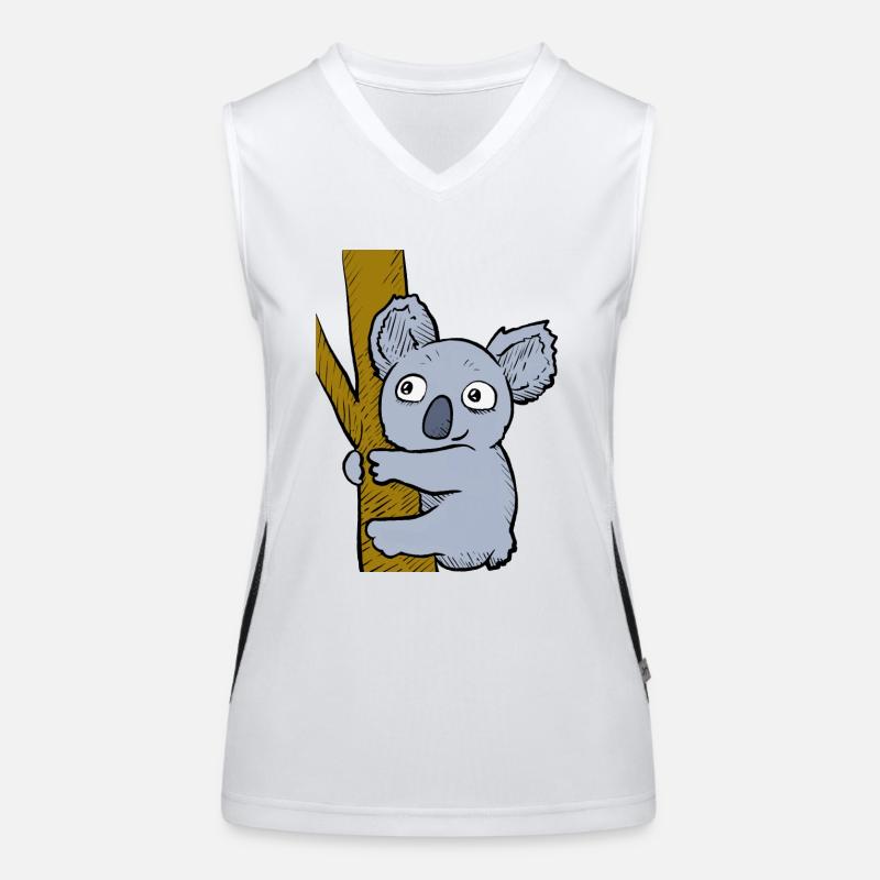 Koala effronté Débardeur respirant contrasté Femme