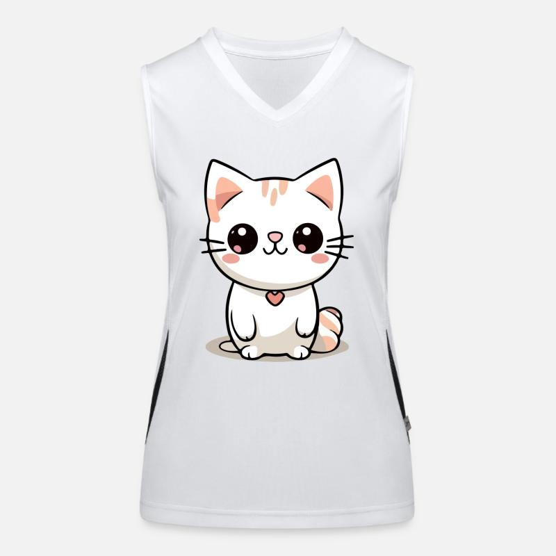 Minima la petite chatte Débardeur respirant contrasté Femme