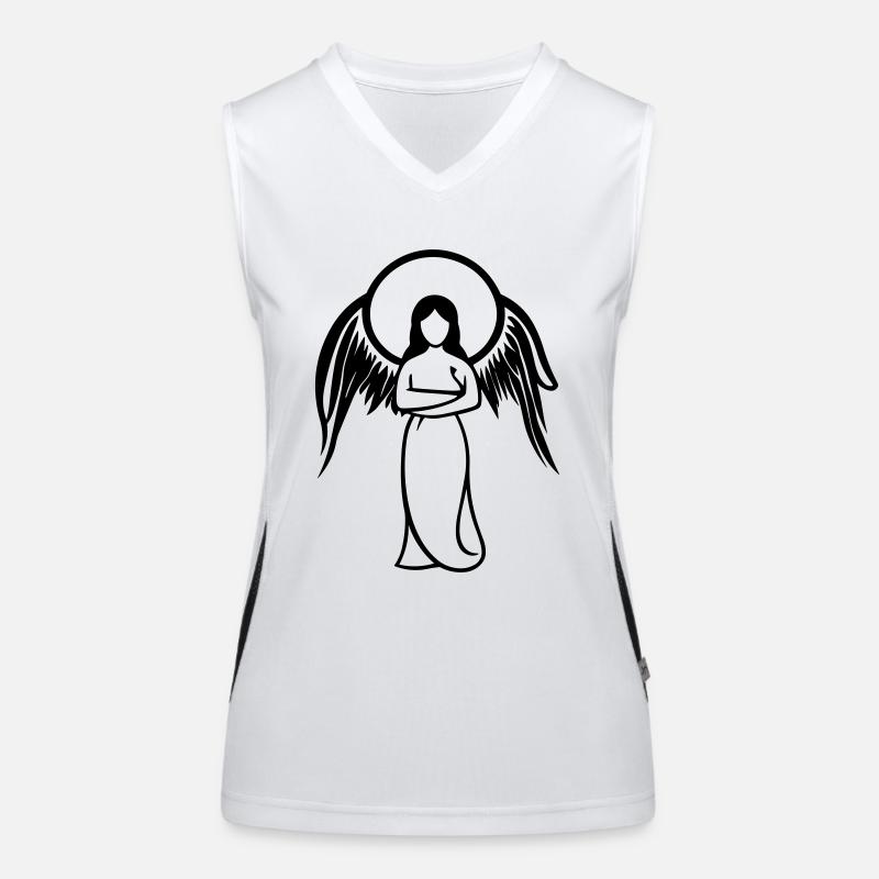 Engel Funktionelles Kontrast-Tank Top für Frauen