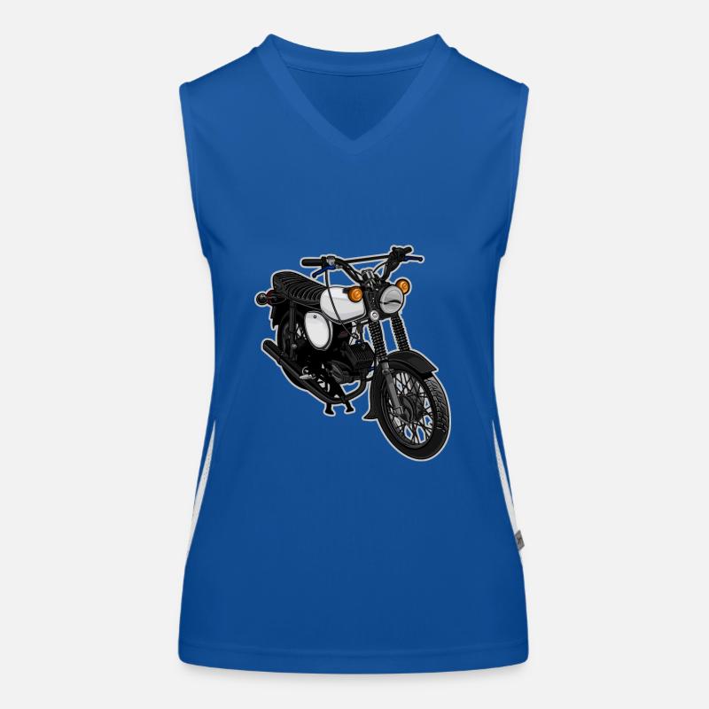 S51 (white) // Illustration Women's Functional Contrast Tank Top