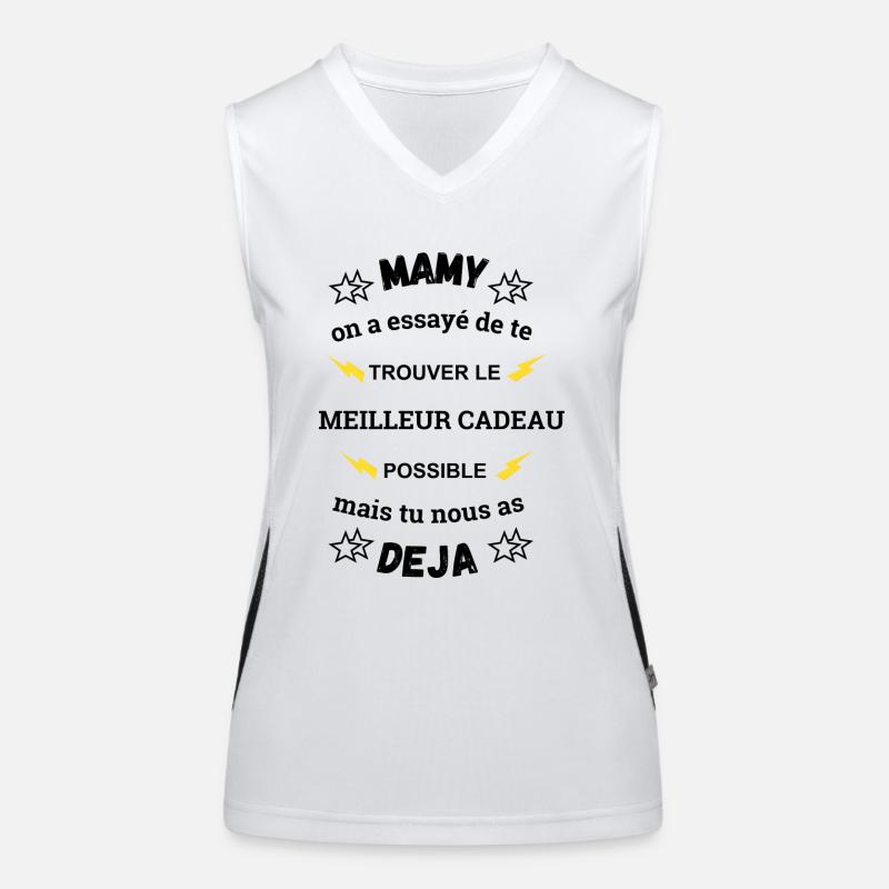 Oma, Bestes Muttertagsgeschenk Funktionelles Kontrast-Tank Top für Frauen