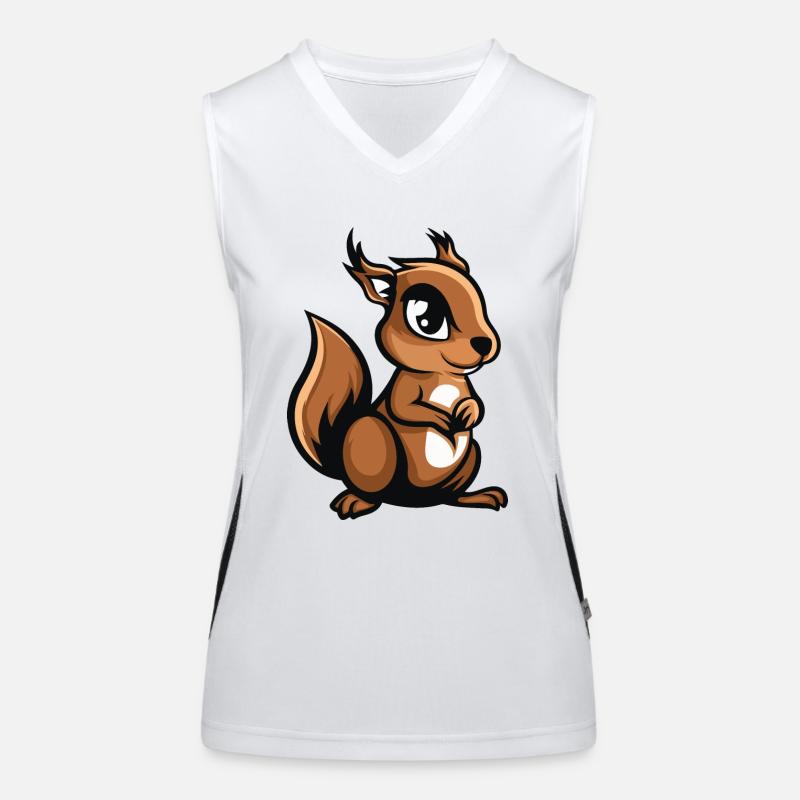 squirrel Women's Functional Contrast Tank Top