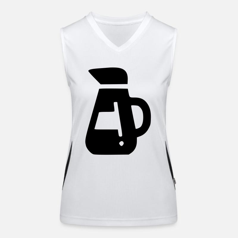 Cafetière Débardeur respirant contrasté Femme