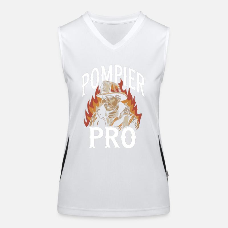 Pompier Pro Débardeur respirant contrasté Femme