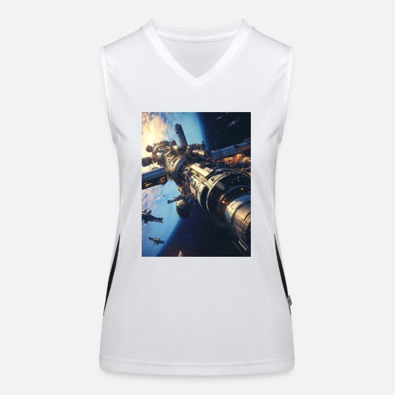 Perdu dans l’espace 1 3 Débardeur respirant contrasté Femme