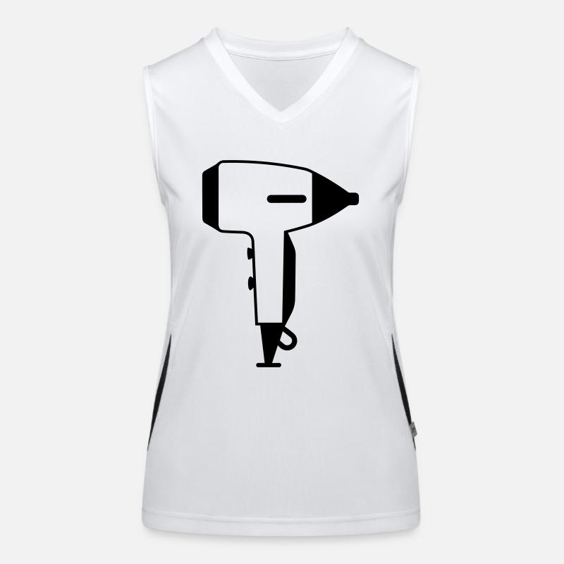 Hair dryer Women's Functional Contrast Tank Top