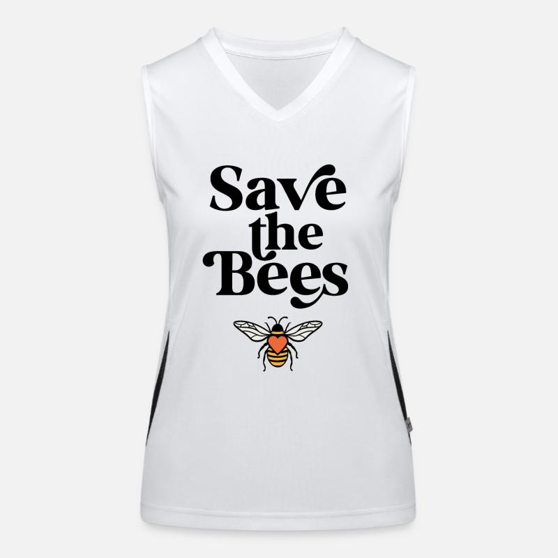 Save the Bees Women's Functional Contrast Tank Top