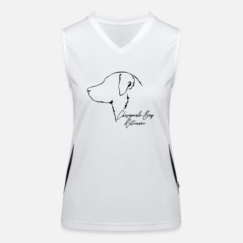 CHESAPEAKE BAY RETRIEVER Profil Hunde Wilsigns Funktionelles Kontrast-Tank Top für Frauen