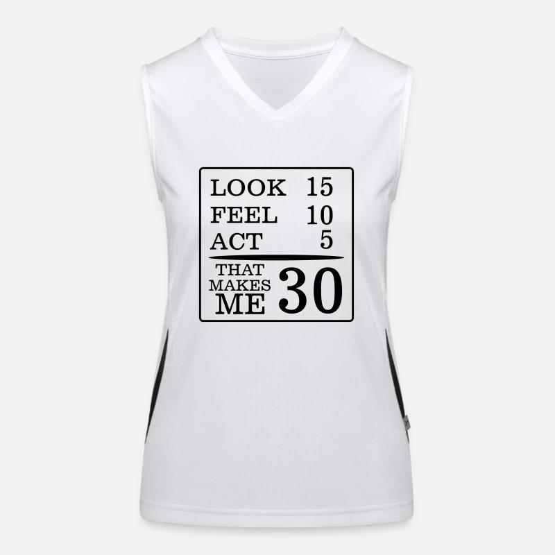 30 YEARS AND SO FRESH! Women's Functional Contrast Tank Top