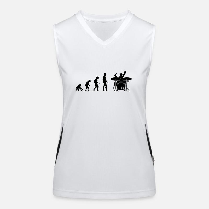 drummer evolution Women's Functional Contrast Tank Top