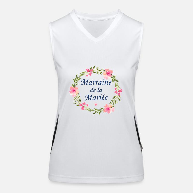 Marraine de la mariée Débardeur respirant contrasté Femme