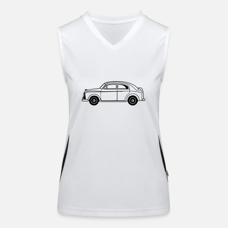 Auto Funktionelles Kontrast-Tank Top für Frauen