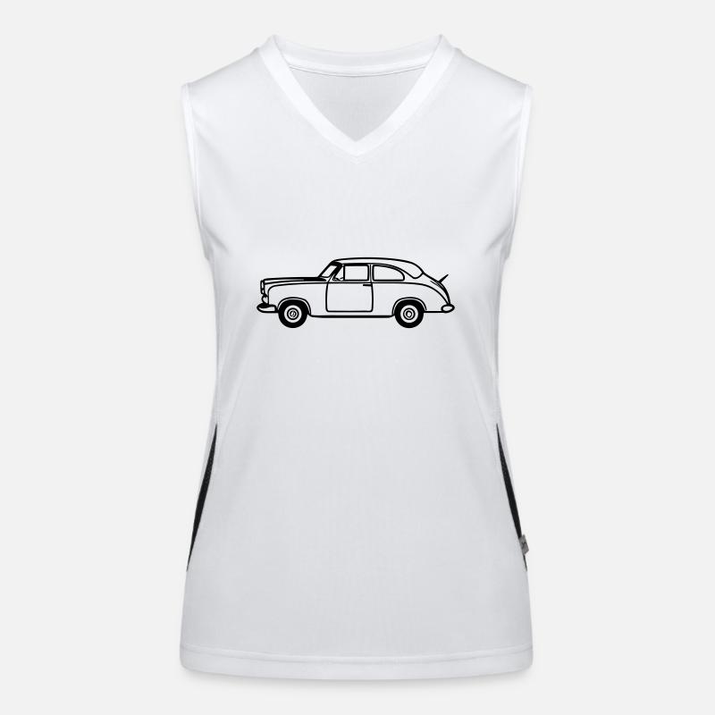 Auto Funktionelles Kontrast-Tank Top für Frauen