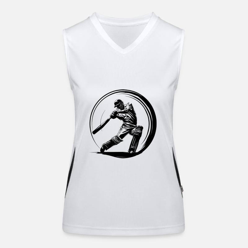 Cricket Man Women's Functional Contrast Tank Top