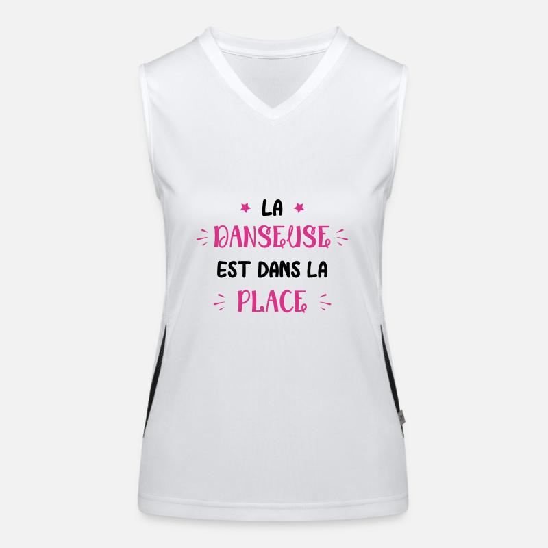 La danseuse est dans la place Débardeur respirant contrasté Femme