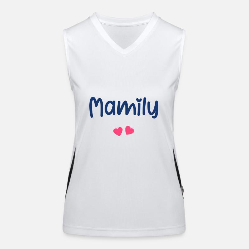 Mamily Débardeur respirant contrasté Femme