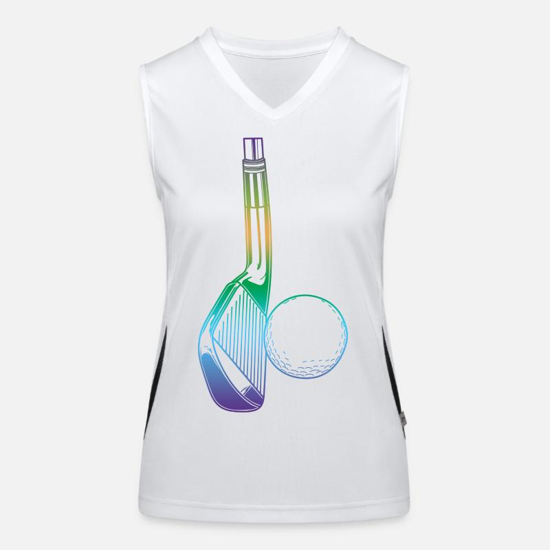 Golfe Débardeur respirant contrasté Femme