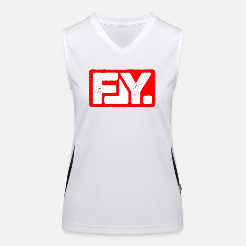 FLY Paragliding Logo Débardeur respirant contrasté Femme