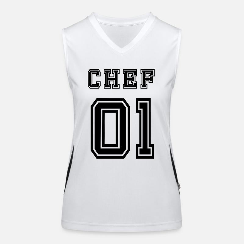 Chef Funktionelles Kontrast-Tank Top für Frauen